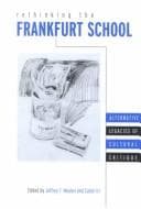 Tapa de Rethinking the Frankfurt School