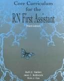 Tapa de Core curriculum for the RN first assistant