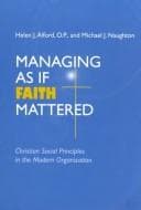 Tapa de Managing as if faith mattered