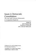 Tapa de Issues in democratic consolidation