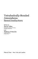 Tapa de Tetrahedrally-bonded amorphous semiconductors
