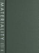 Tapa de Materiality
