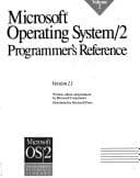 Tapa de Microsoft Operating System/2
