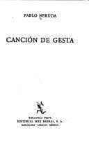 Tapa de Cancion de Gesta