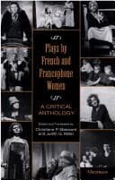 Tapa de Plays by French and Francophone Women