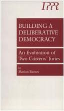 Tapa de Building Deliberative Democracy