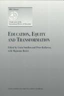 Tapa de Education, equity and transformation