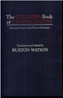 Tapa de The Columbia book of Chinese poetry