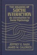 Tapa de The Meaning of Social Interaction