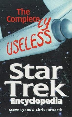 Tapa de The Completely Useless Unauthorized Star Trek Encyclopedia (Virgin)