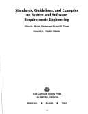 Tapa de Standards, Guidelines, and Examples on System and Software Requirements Engineering (Ieee Computer Society Press Tutorial)