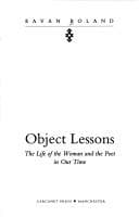 Tapa de Object lessons