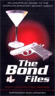 Tapa de The Bond files