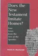 Tapa de Does the New Testament Imitate Homer?