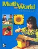 Tapa de Math in My World