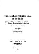 Tapa de The Merchant Shipping Code of the USSR (Legislative Texts)
