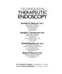 Tapa de Techniques in Therapeutic Endoscopy