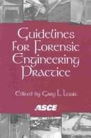 Tapa de Guidelines for forensic engineering practice
