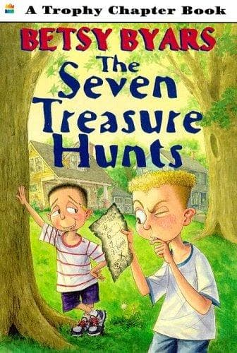 Tapa de The Seven Treasure Hunts (Trophy Chapter Books)