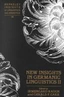 Tapa de New insights in Germanic linguistics II