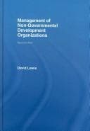 Tapa de The management of non-governmental development organizations