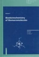 Tapa de Bioelectrochemistry of biomacromolecules