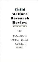 Tapa de Child Welfare Research Review