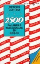 Tapa de 2500 Palabras Mas Usadas En Ingles - Metodo Cortina