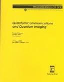 Tapa de Quantum Communications and Quantum Imaging