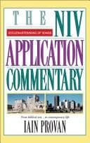 Tapa de Joshua (The Niv Application Commentary)