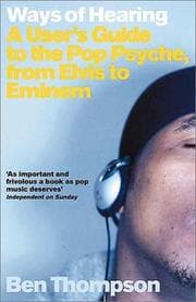 Tapa de Ways of hearing