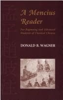 Tapa de A Mencius Reader