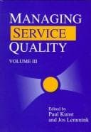 Tapa de Managing Service Quality