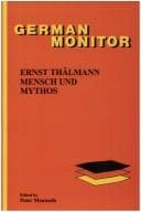 Tapa de Ernst Thälmann. Mensch und Mythos. (German Monitor 52)