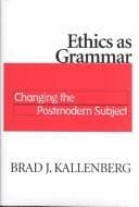Tapa de Ethics As Grammar