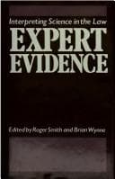 Tapa de Expert evidence