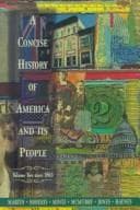Tapa de Concise History America and Its People