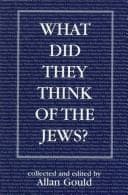 Tapa de What Did They Think of the Jews?