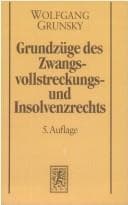 Tapa de Grundzüge des Zwangsvollstreckungs- und Insolvenzrechts