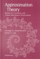Tapa de Approximation Theory