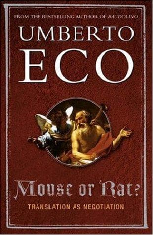 Tapa de MOUSE OR RAT?: TRANSLATION AS NEGOTIATION