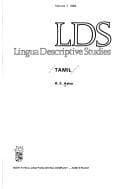 Tapa de Tamil (Croom Helm Descriptive Grammars)