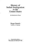 Tapa de History of Indian Immigration to the United States