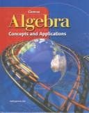 Tapa de Algebra Concepts and Applications