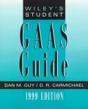 Tapa de The 1999 student's GAAS guide