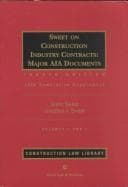 Tapa de Sweet on Construction Industry Contracts: Major Aia Documents