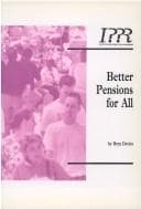 Tapa de Better Pensions for All