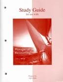 Tapa de Study Guide to accompany Managerial Accounting