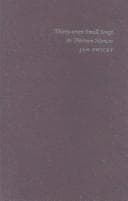 Tapa de Thirty-Seven Small Songs & Thirteen Silences