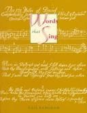 Tapa de Words That Sing
